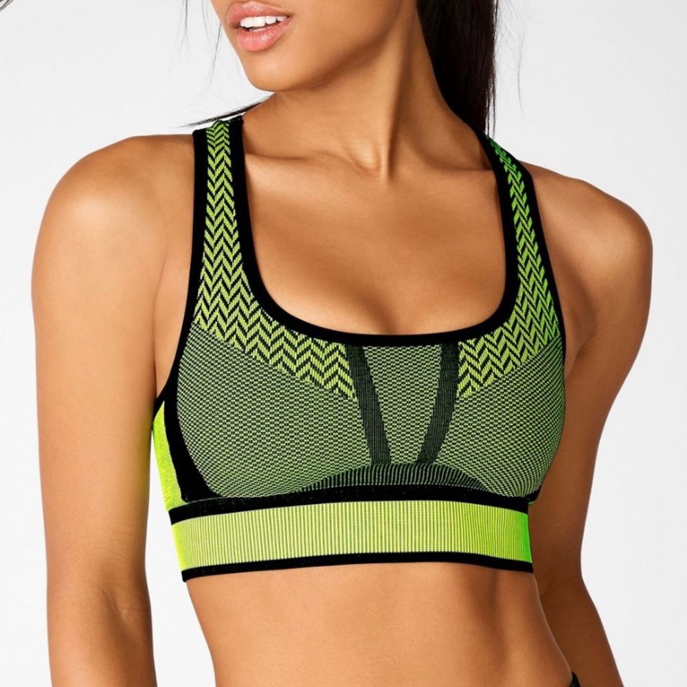 Fabletics XS Bianca Seamless Sports Bra